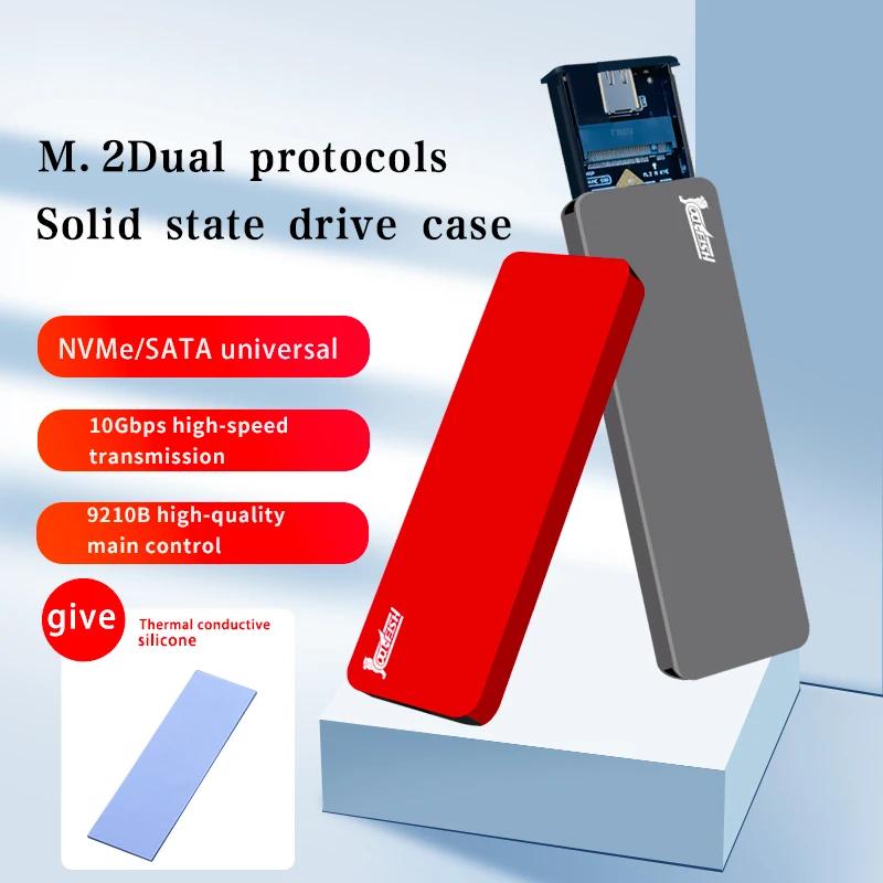 CoolFish SSD ̽ , M.2 Ŭ NVME UASP , 10Gbps USB 3.1 Gen2, C Ÿ ָ Ʈ ̺ ̽,  